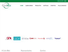 Tablet Screenshot of ciclomed.com.br